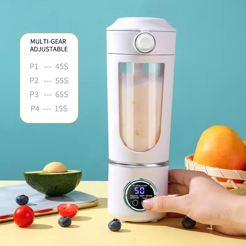 Portable Smoothie Blender Bottle