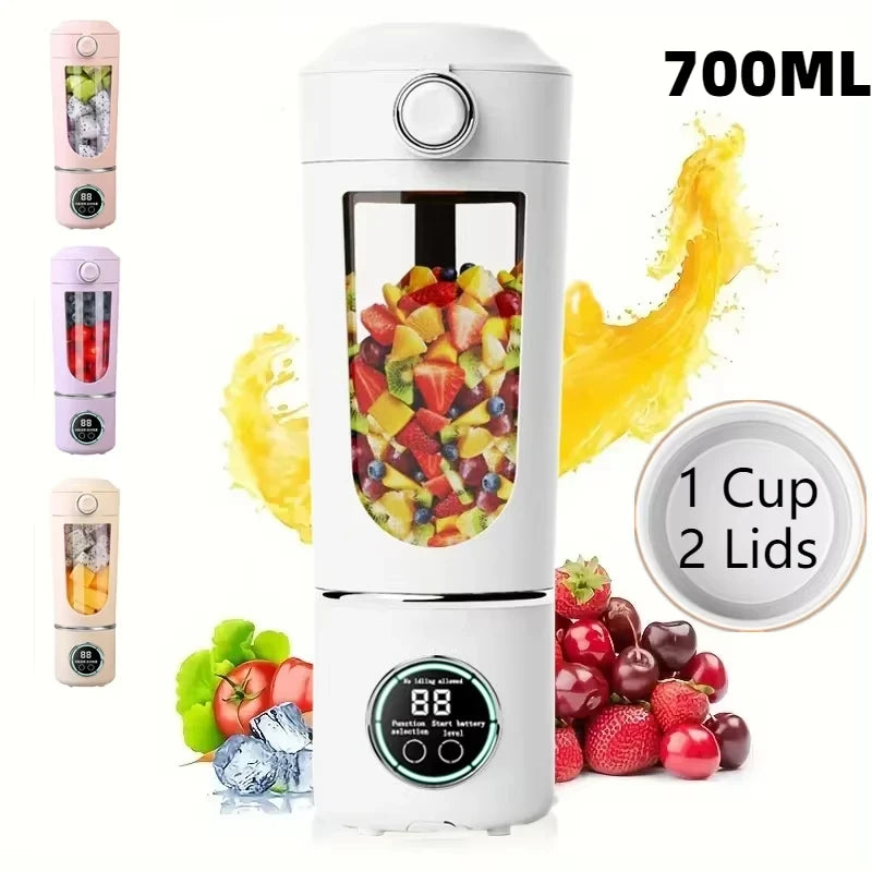 Portable Smoothie Blender Bottle